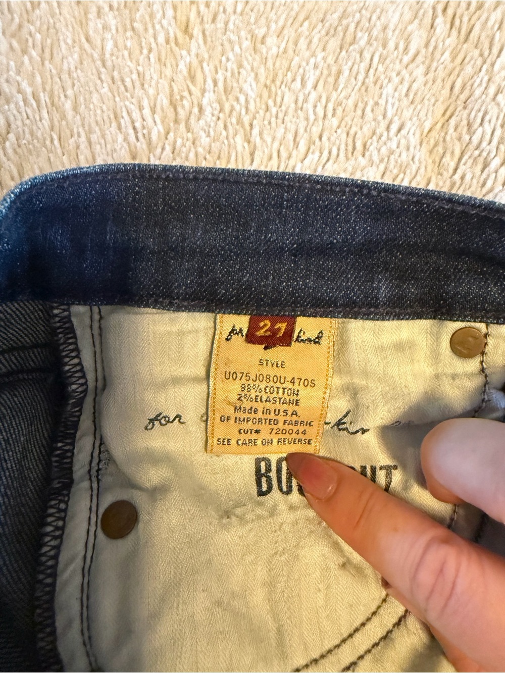 7 for All Mankind Women’s Boot Cut Jean - Picture 7 of 9